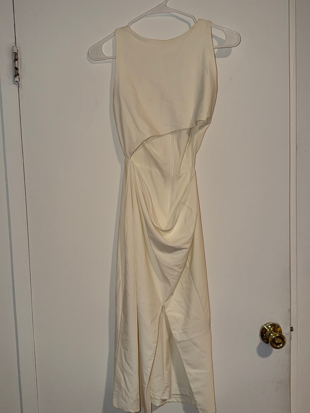 Superdown Amira Cut Out Midi Dress Ivory White NWT S - Picture 3 of 3